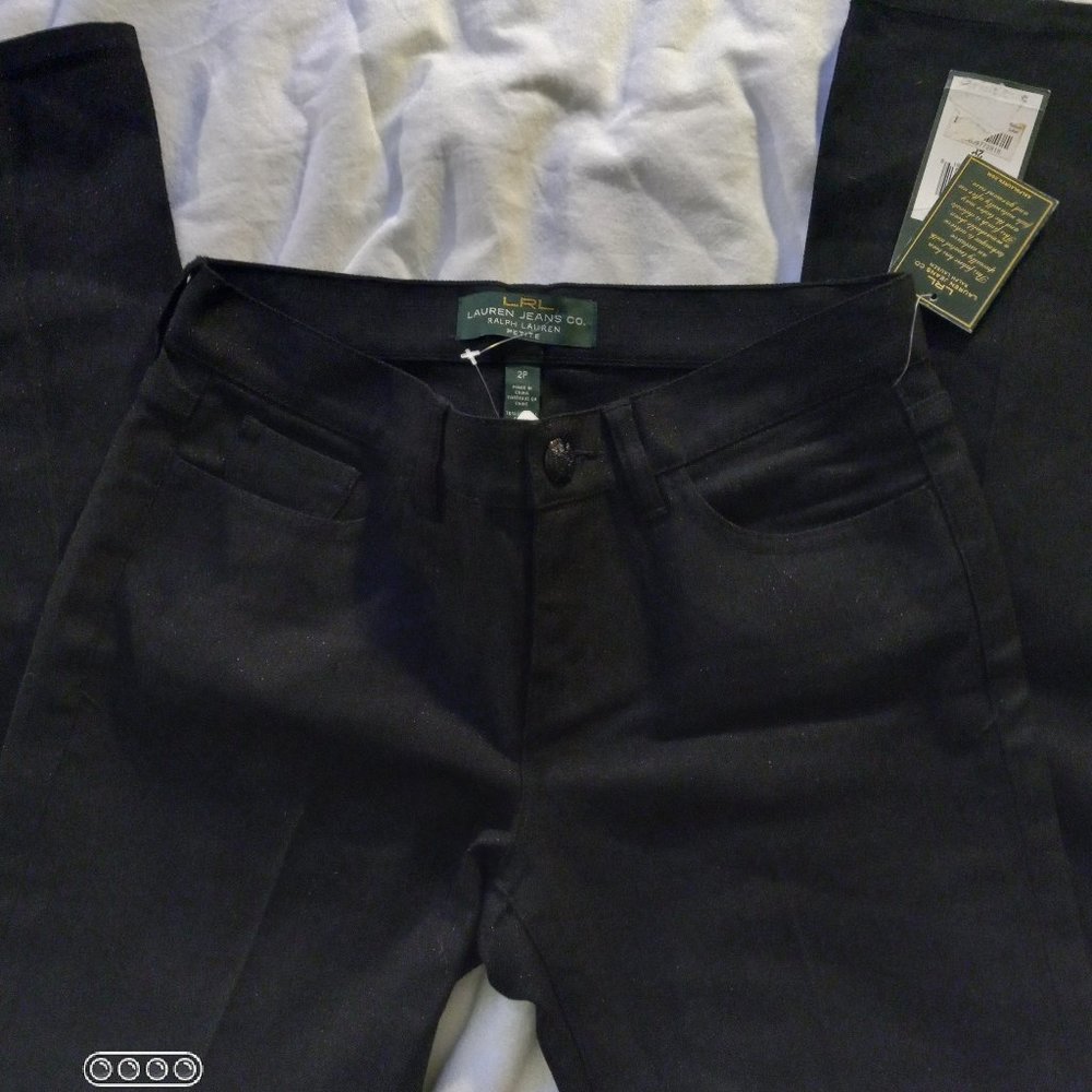 NWT  Ralph Lauren  size 2 Petite  modern slim fit